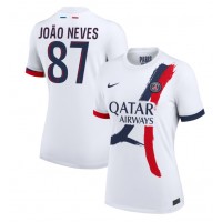 Paris Saint-Germain Joao Neves #87 Auswärtstrikot Frauen 2024-25 Kurzarm